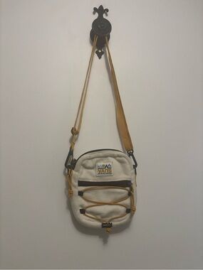 Vans Cream Crossbody with Mustard Yellow Strap